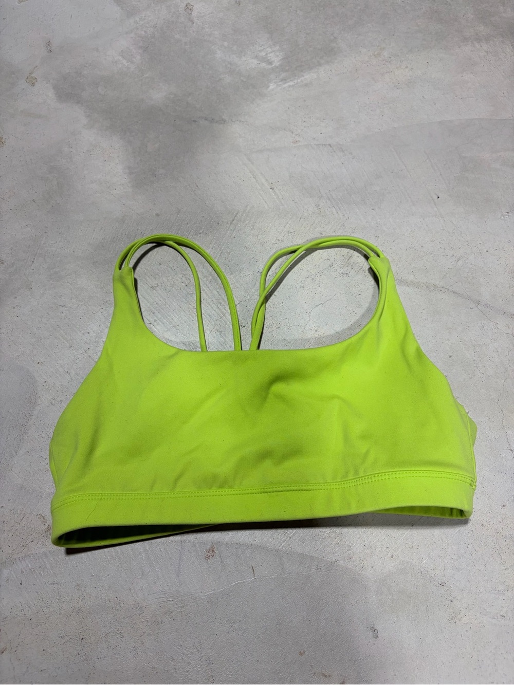 1st phorm Neon Lime Strappy Sports Bralette